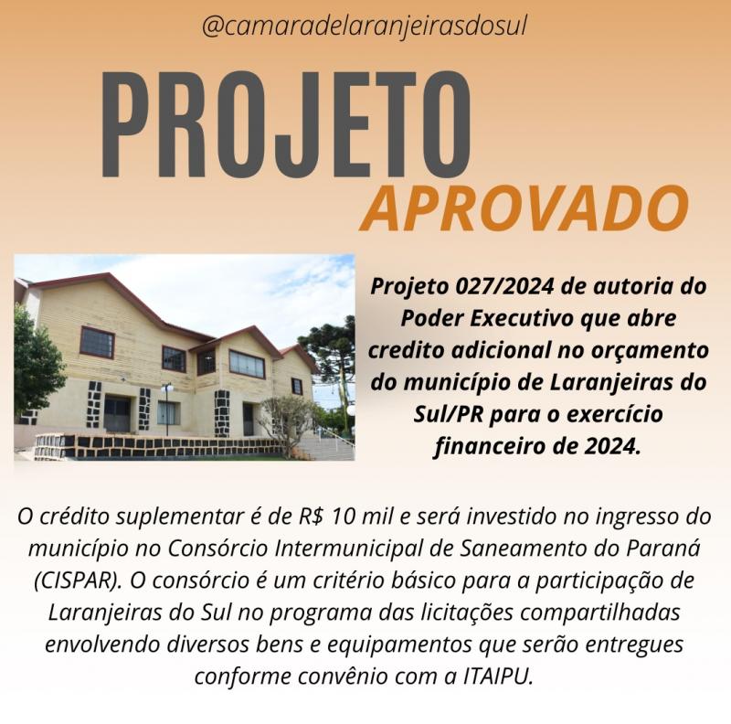 Município poderá ingressar no CISPAR após aprovação de projeto na Câmara